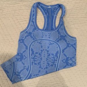 Periwinkle swiftly tech lululemon top